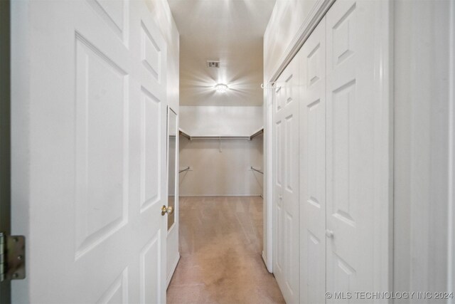 1202 SW 9th St, Wagoner, OK 74467 - hall with baseboards and light colored carpet