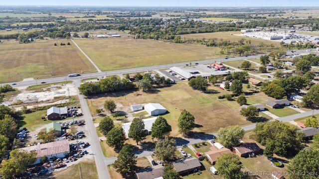 1202 SW 9th St, Wagoner, OK 74467 - aerial view with a rural view