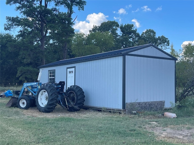 595 N 4340th Rd, Fort Towson, OK 74735 - view of outdoor structure with an outdoor structure
