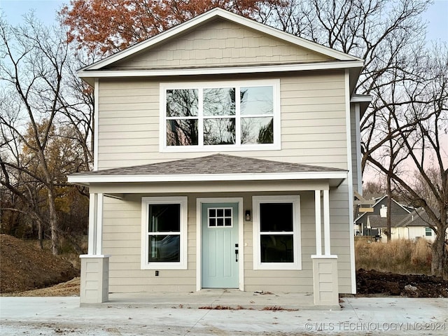 view of front of property