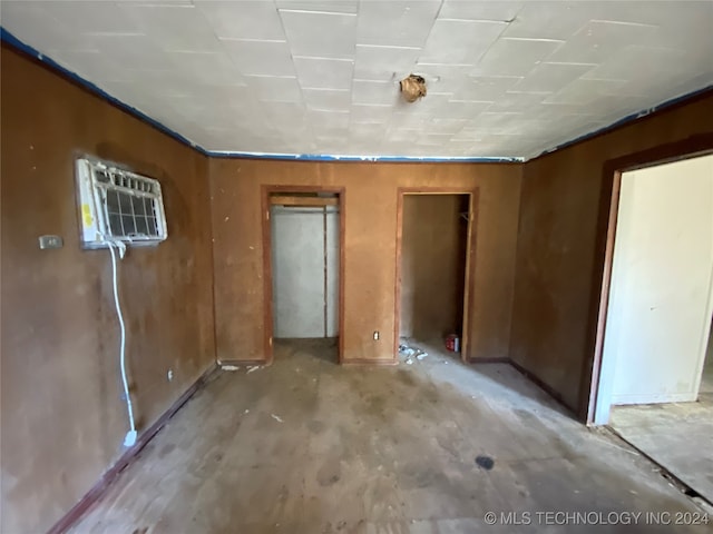 interior space featuring a wall unit AC