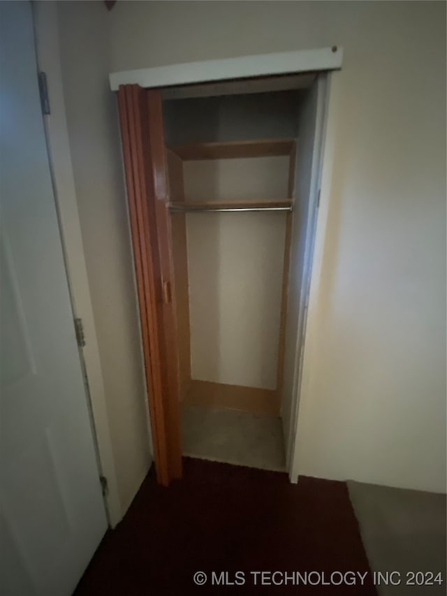 view of closet