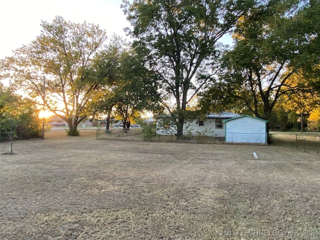 view of yard