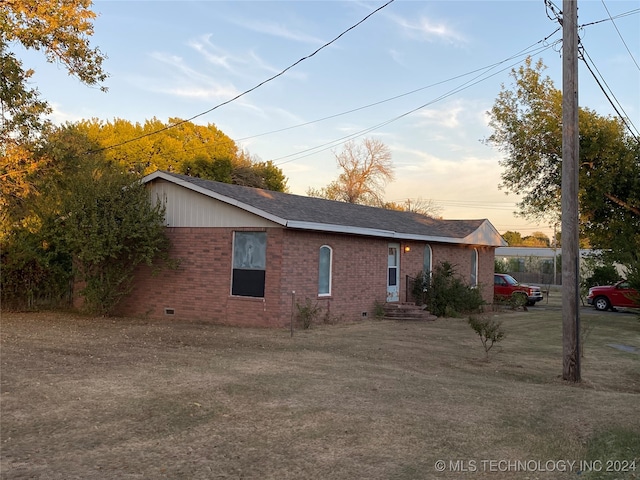 view of ranch-style house