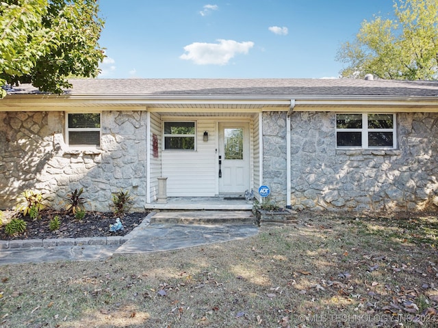 view of front of home