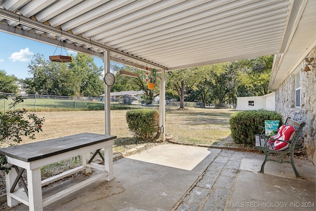 view of patio