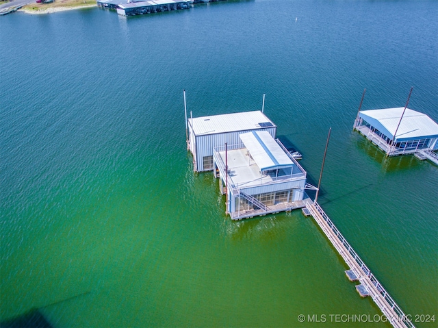 7386 Sooner Rd, Kingston, OK 73439 - dock with a water view