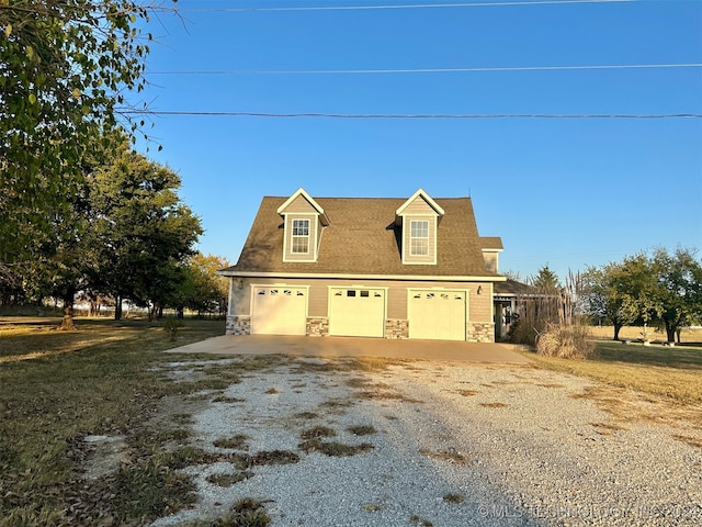 view of home's exterior featuring a garage