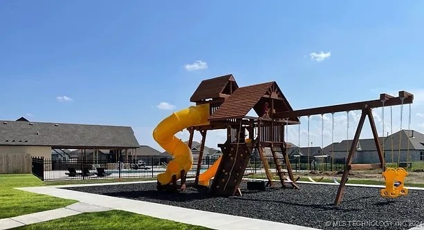 view of play area