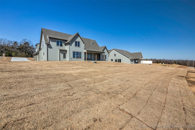 view of back of property