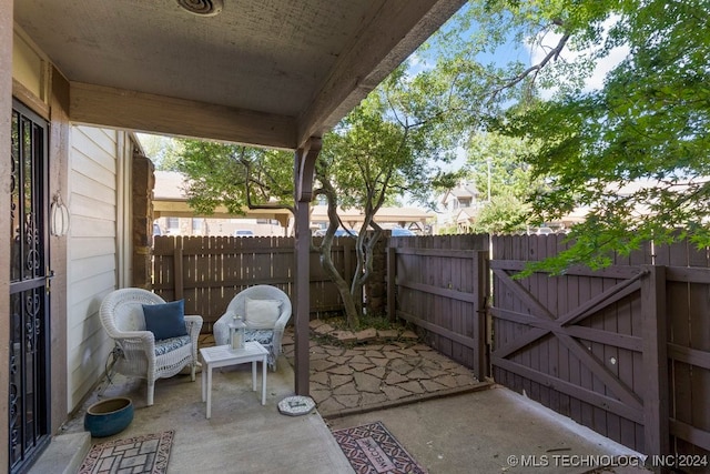 view of patio