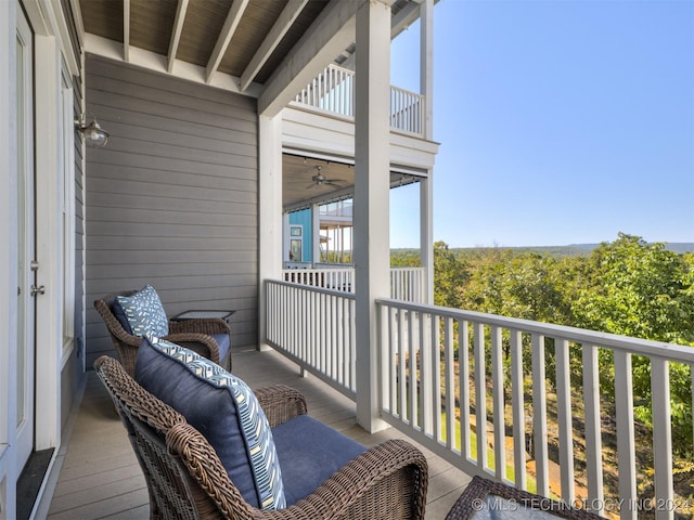 86 Ridgeline, Carlton Landing, OK 74432 - view of balcony