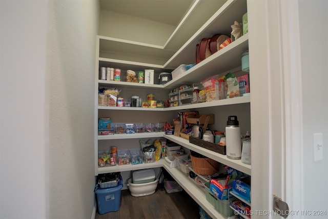 view of pantry