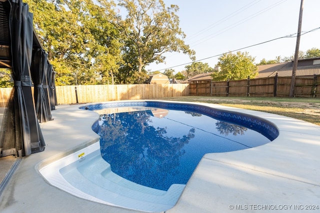 view of pool