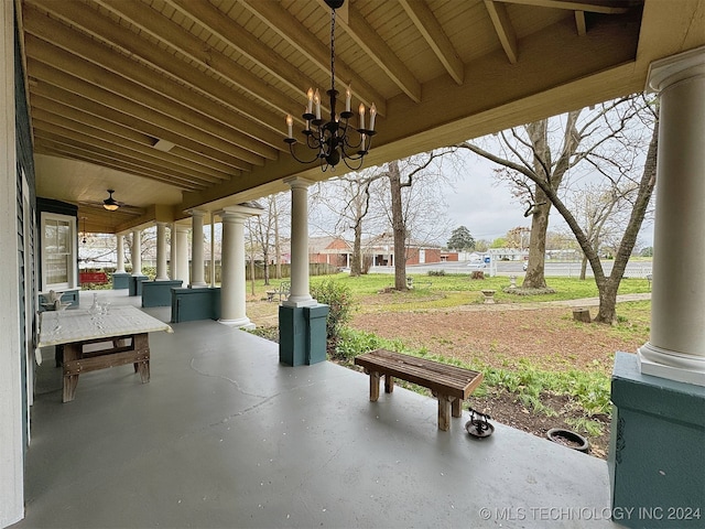 view of patio