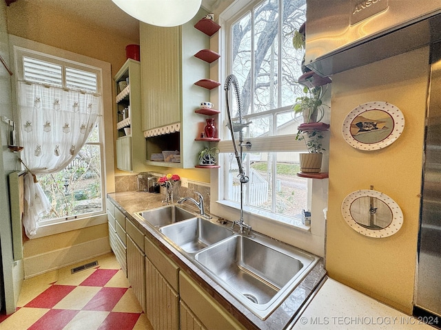 kitchen featuring plenty of natural light