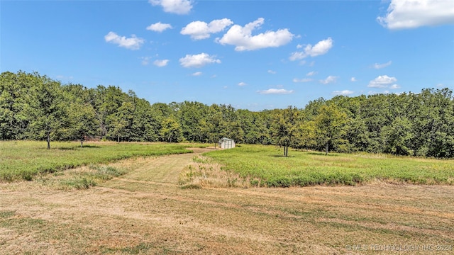 6126 Kings Rd, Ardmore, OK 73401 - view of street with a view of rural / pastoral area and a forest view