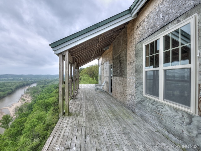 view of deck