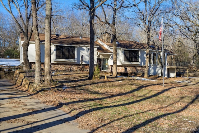 view of front of home