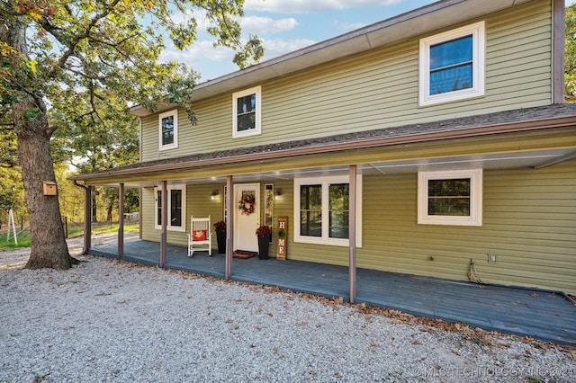 view of farmhouse-style home