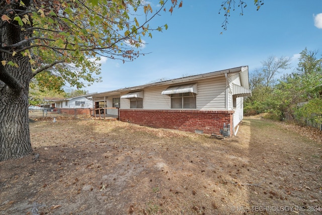 view of front of home