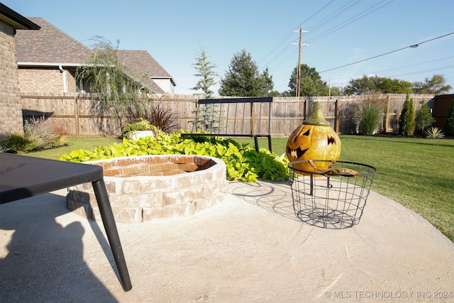 view of patio