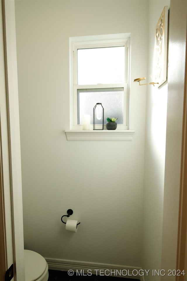 bathroom with toilet