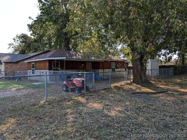 view of rear view of house