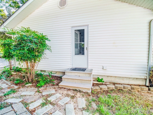 view of entrance to property