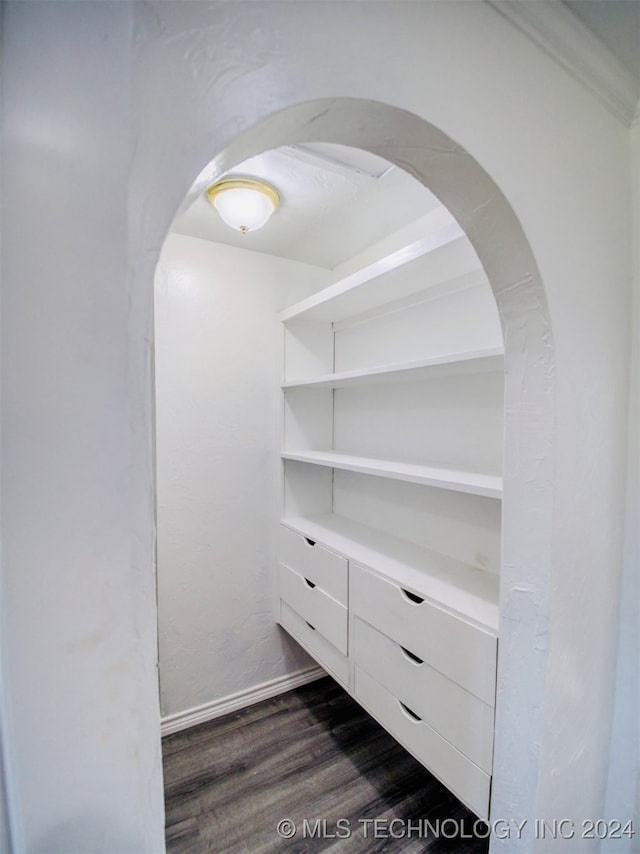 view of closet