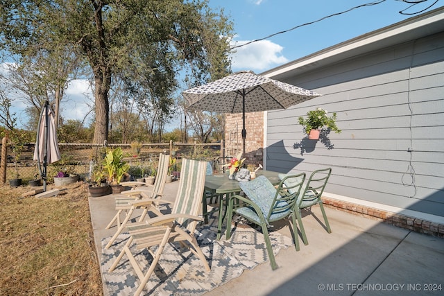 view of patio