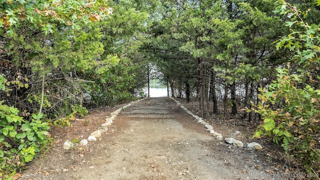 view of road