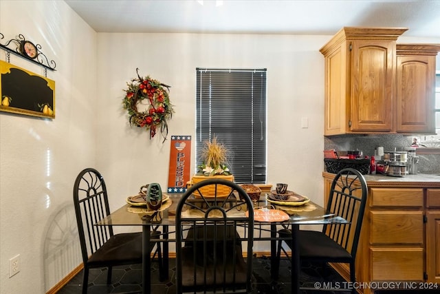 view of dining space