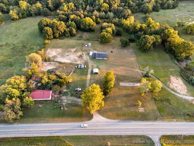 711 E Iowa, Whitefield, OK 74472 - bird's eye view