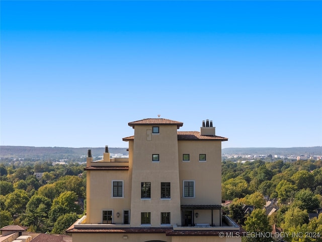 view of back of property