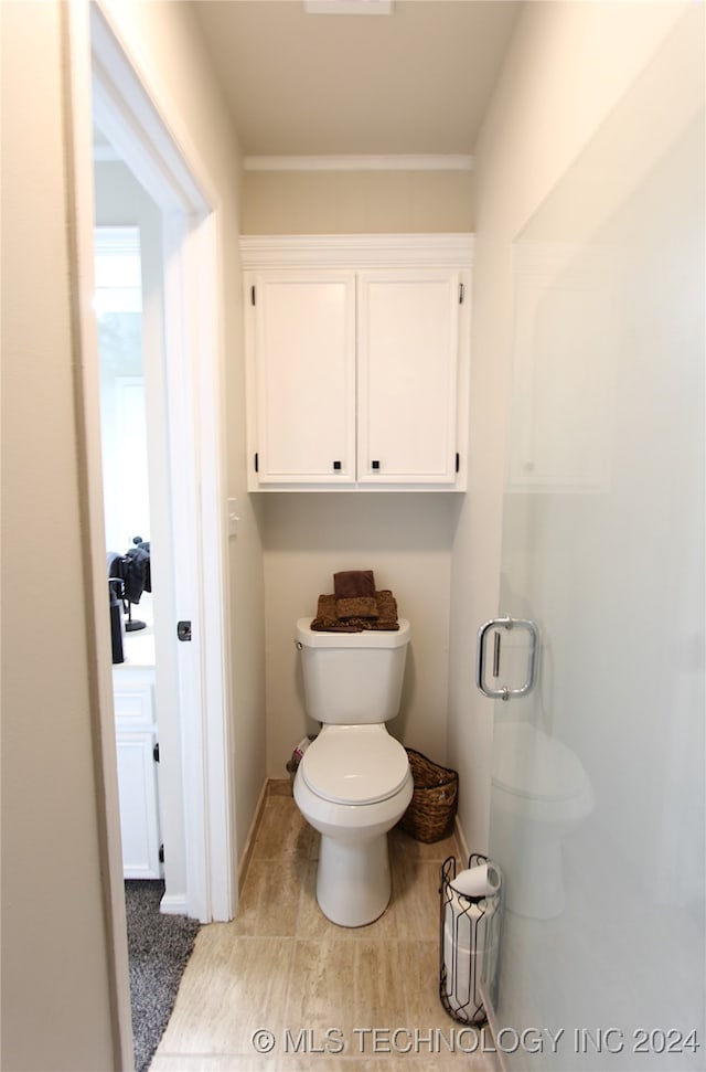 bathroom with toilet