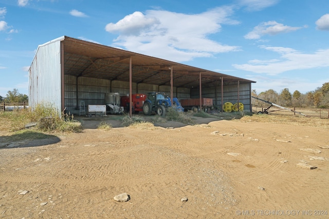 view of outdoor structure