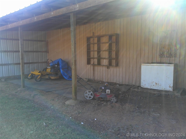 view of outbuilding