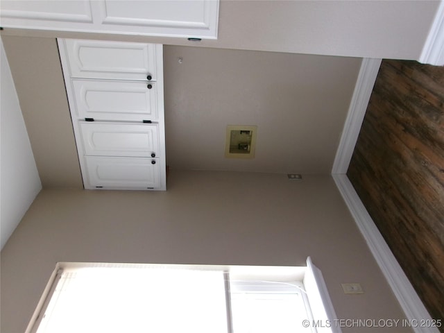 laundry area featuring hookup for a washing machine