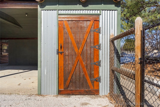 view of outbuilding