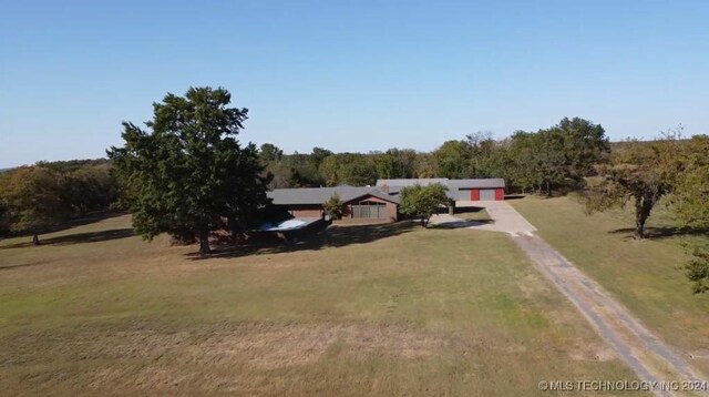 exterior space featuring a rural view