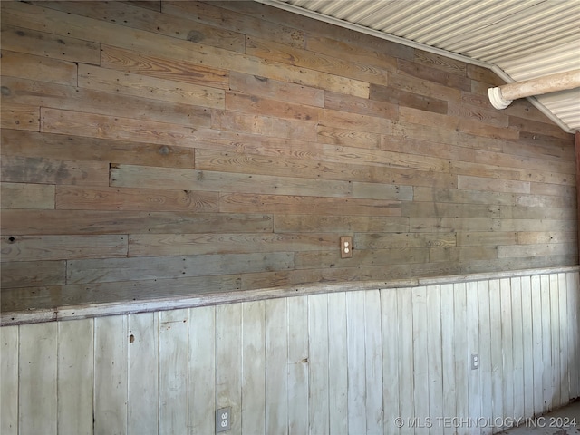 room details with wood walls