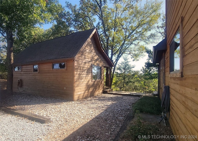 view of property exterior