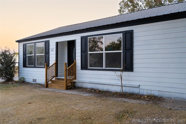 view of ranch-style home