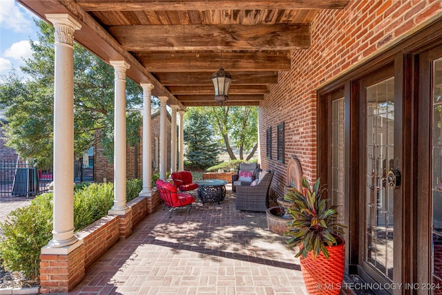 view of patio