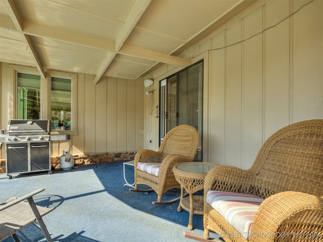 view of patio / terrace featuring area for grilling