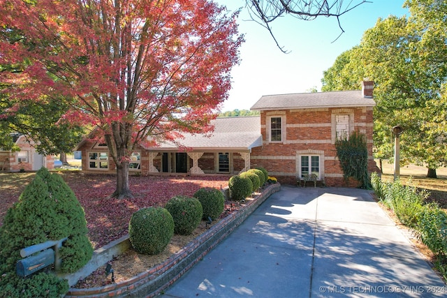 view of front of home