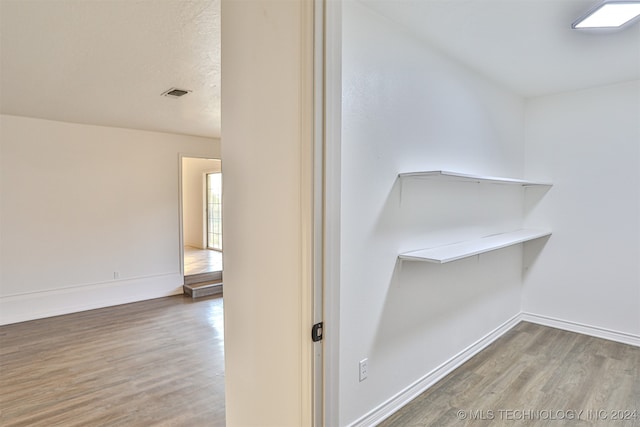 interior space featuring hardwood / wood-style flooring