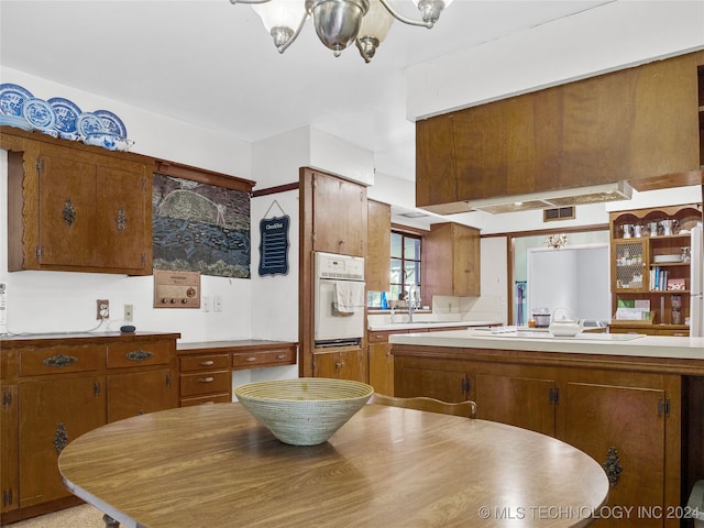 view of dining room