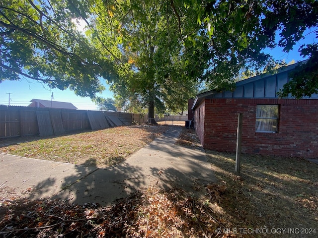 view of yard